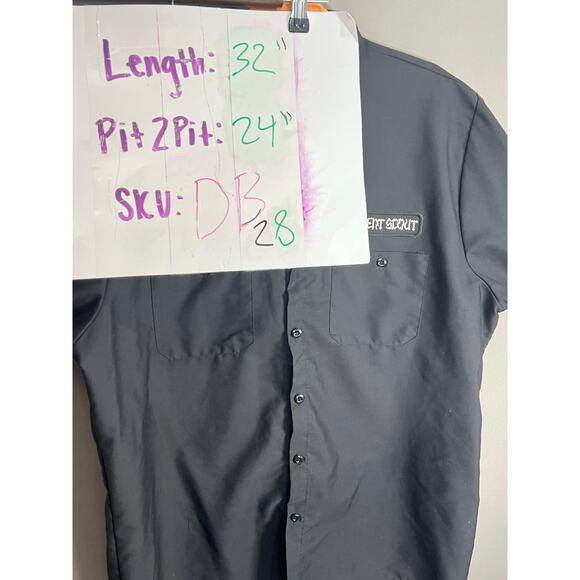 Throttle Threads Men’s Large Strip Club Choppers Shirt Talent Scout Black Street - Picture 6 of 13